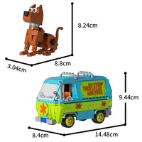 Scooby Doo MOC Mystery Machine Van Blocks (340 Pcs)