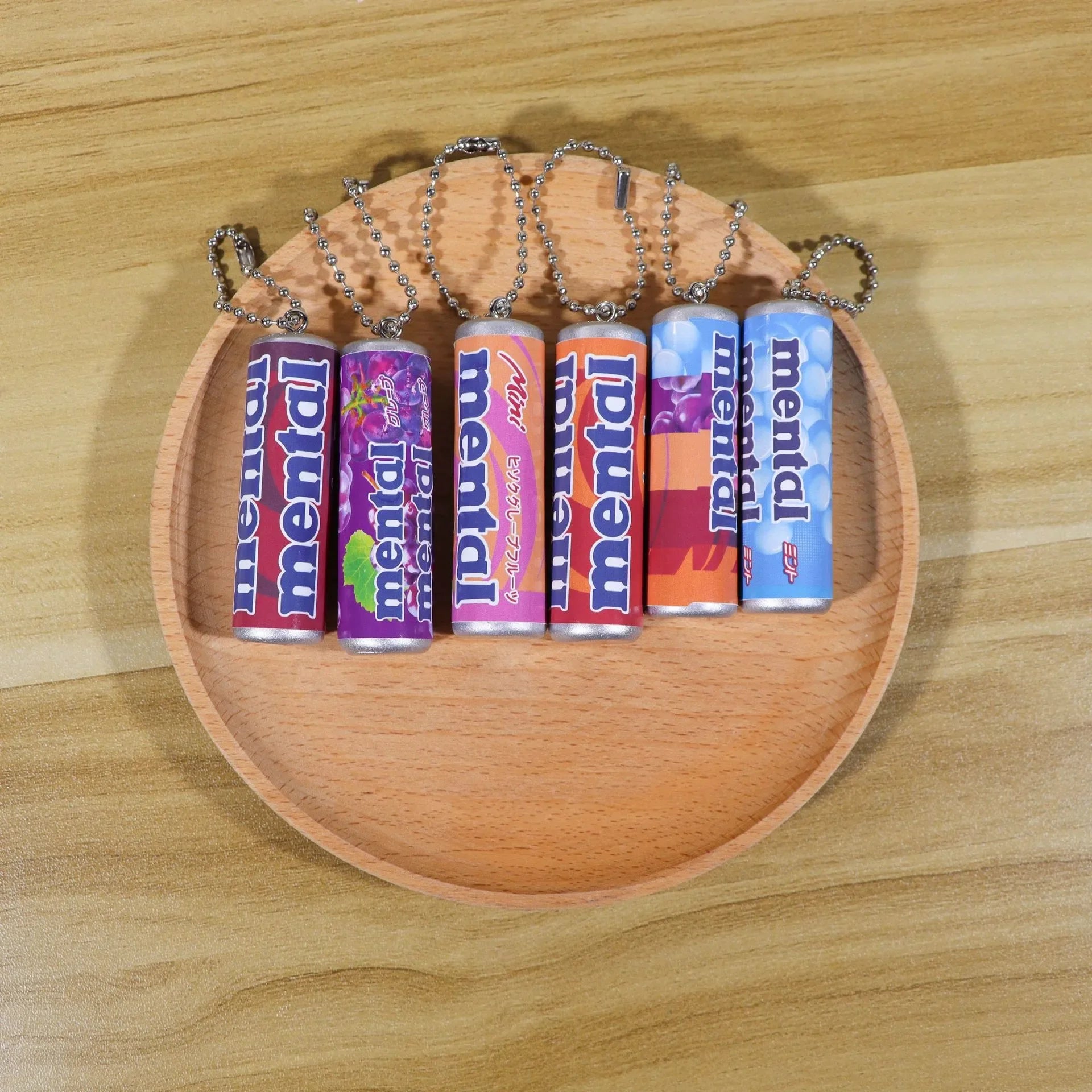 Mental Simulated Mint Packet Keychain
