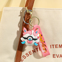 Elemental Eeveelution Pokeball Keychain