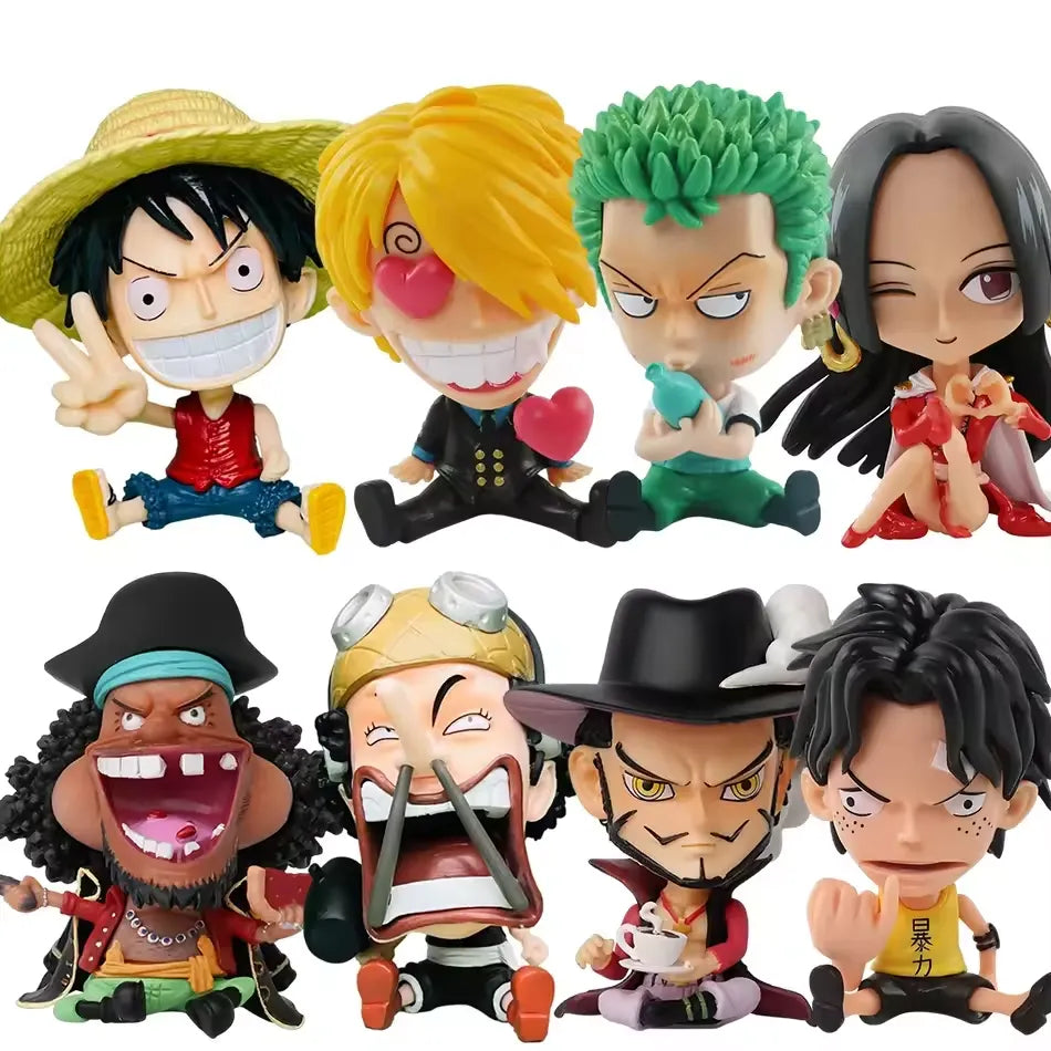 One Piece Grand Line Chibis Keychain