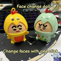 Shinichan Cheeky Chicken Expression Keychain
