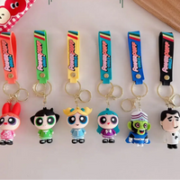 Powerful Girls Little Heroes 3D Keychain
