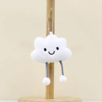 Smiling Cloud Plush Keychain