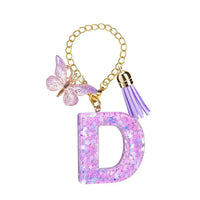Butterfly Liquid Luxe Letter Charm