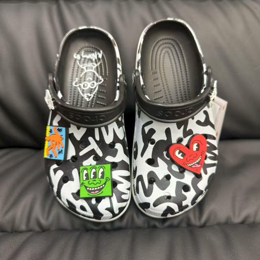 Iconic Haring Pop Art Clogs