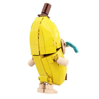 Internet Meme Crying Banana Cat MOC Building Blocks