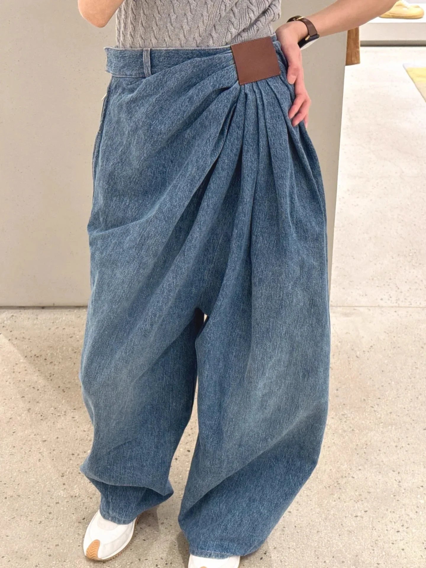Art School Rebel Tie-Waist Jeans