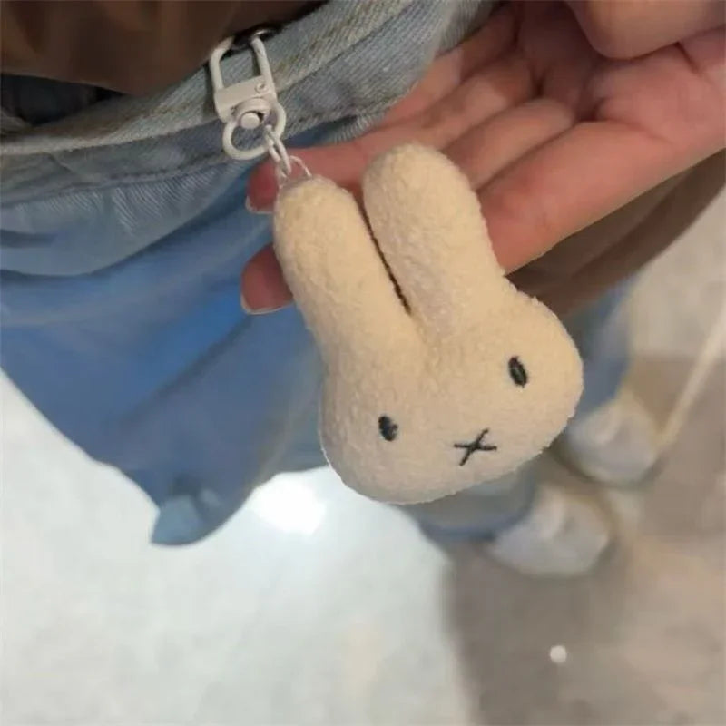 Miffy Kawaii Head Plush Keychain