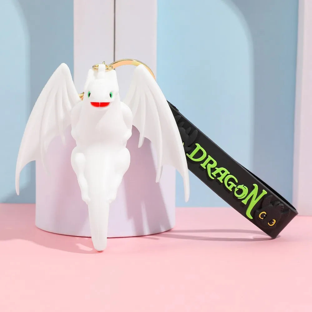Toothless & Light Fury Elite Dragon Keychains