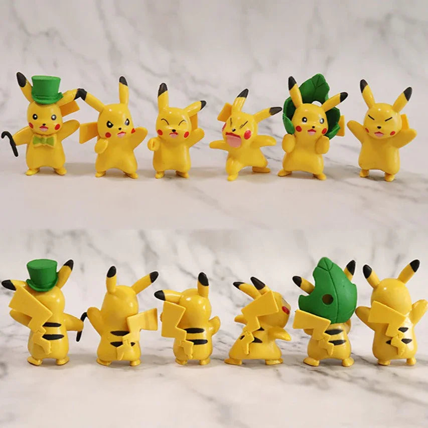 Pikachu's Mood Mini Figurines (5 cm)