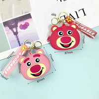 Strawberry Bear Kawaii Coin Pouch