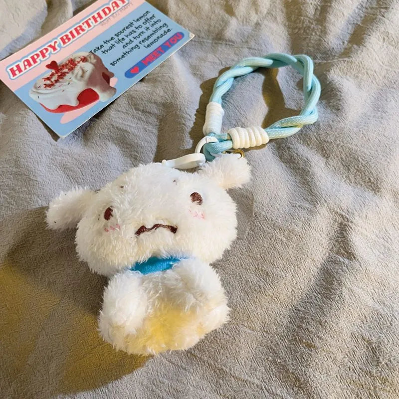 Little White Shiro Plush Keychain