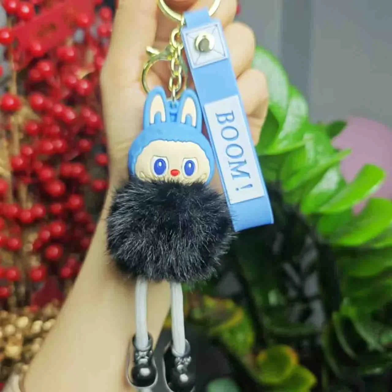 Labubu Long-Legged Plush Keychain