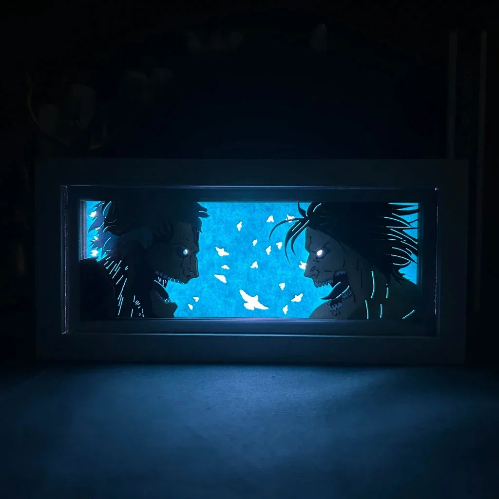 Eren & Armored Titan Shadow Box