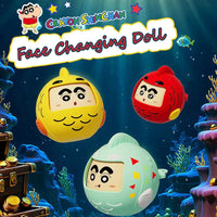 Shinichan Fishy Fin Pal Expression Keychain