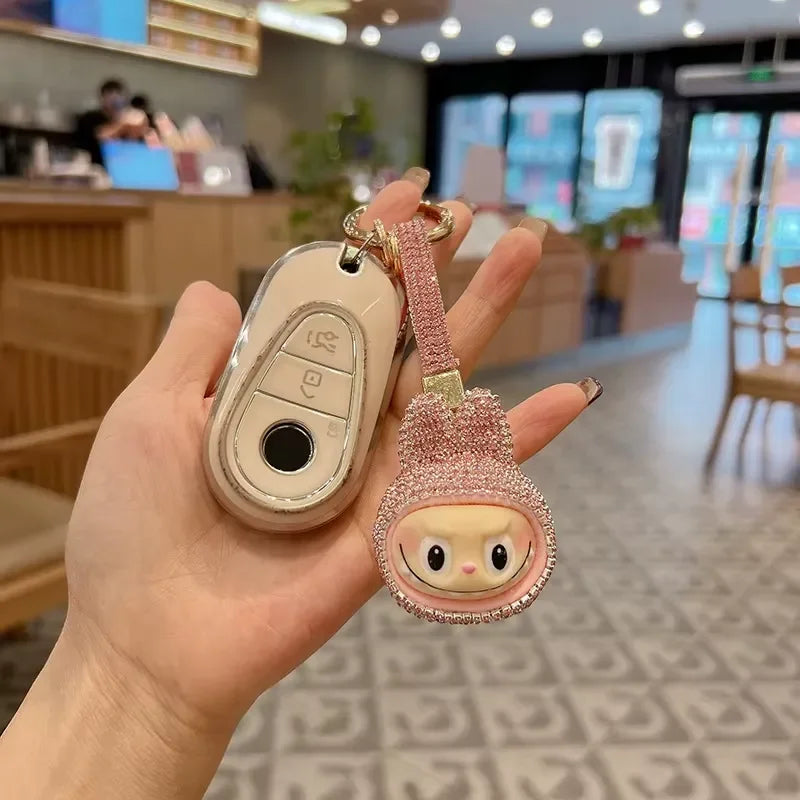 Labuboo Crystal Face Luxury Keychain