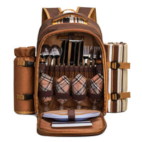 Deluxe Bottle Carry Picnic Backpack