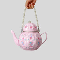 Berry-Sweet Victorian Teapot Premium Crossbody Bag