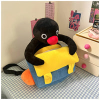 Fuzzy Pingu Pal Plush Backpack
