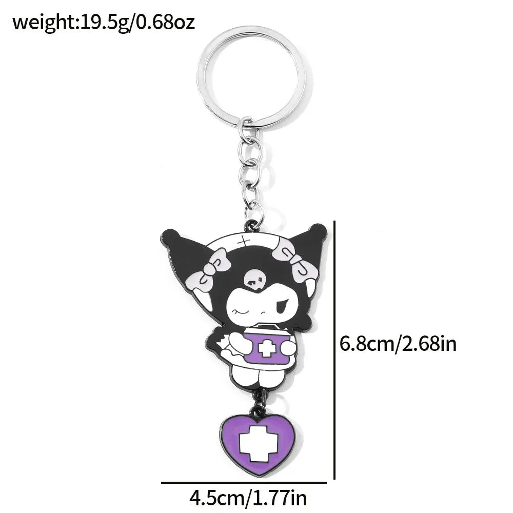 Kuromi Medical Mischief Keychain