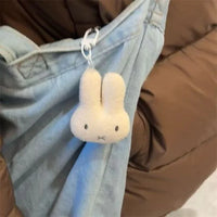 Miffy Kawaii Head Plush Keychain