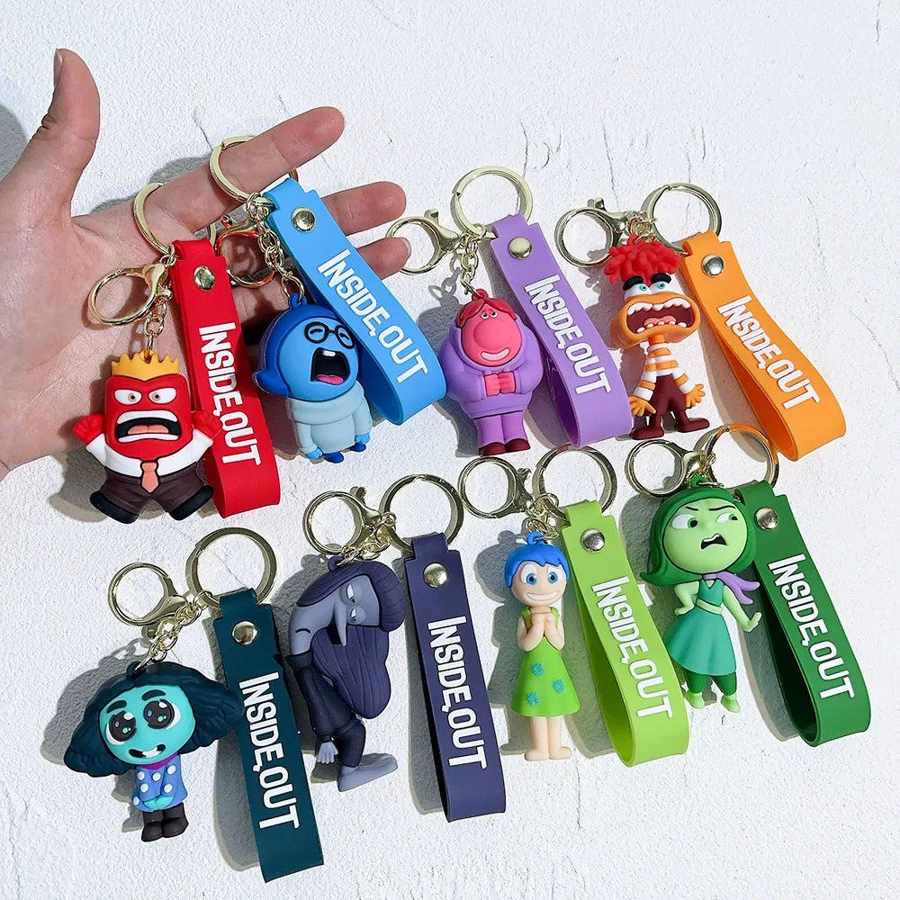Inside Out Emotions 3D Keychain