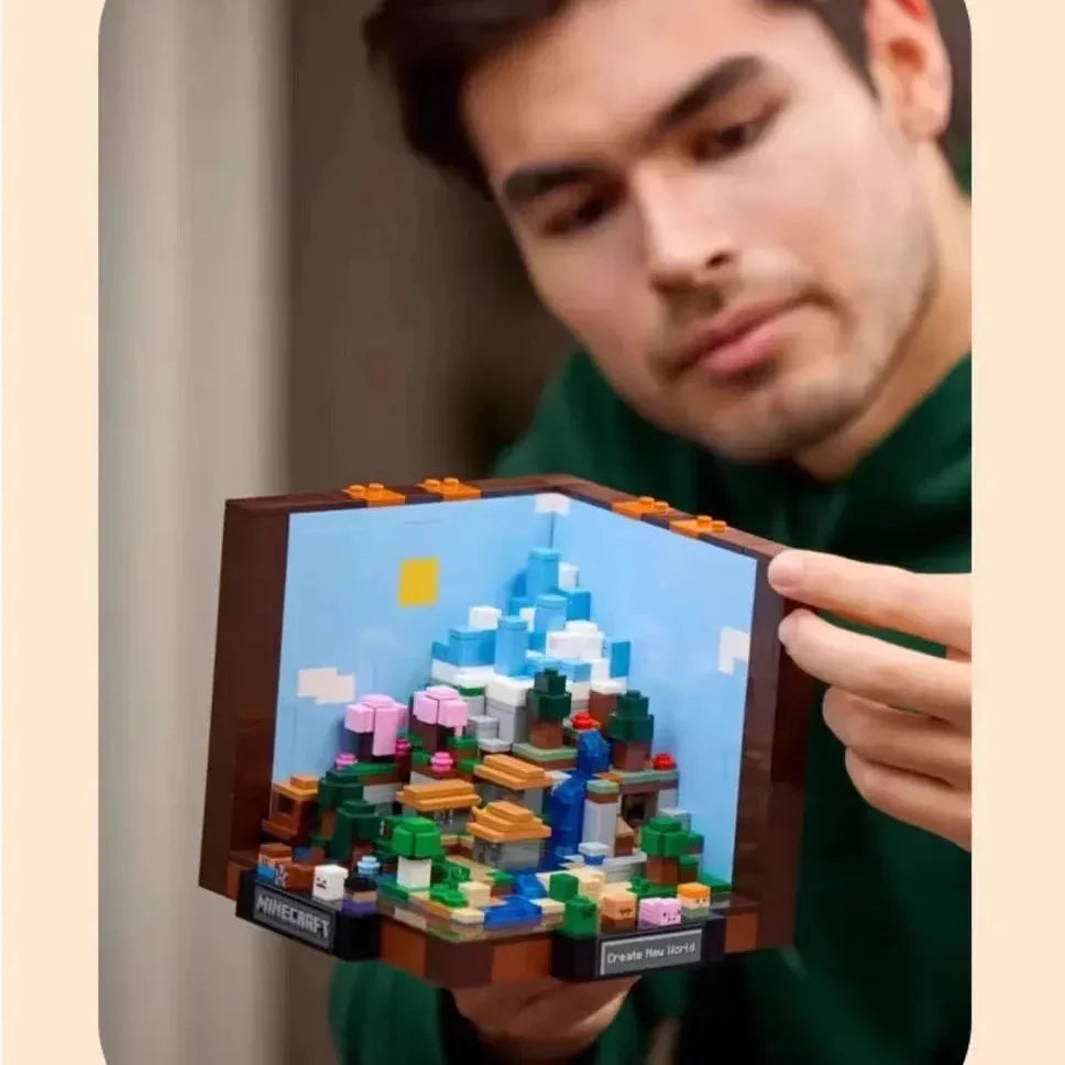 Minekraft Crafting Table Building Blocks (1195 Pcs)