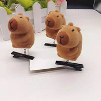 Capybara Velvet Zen Hair Clip