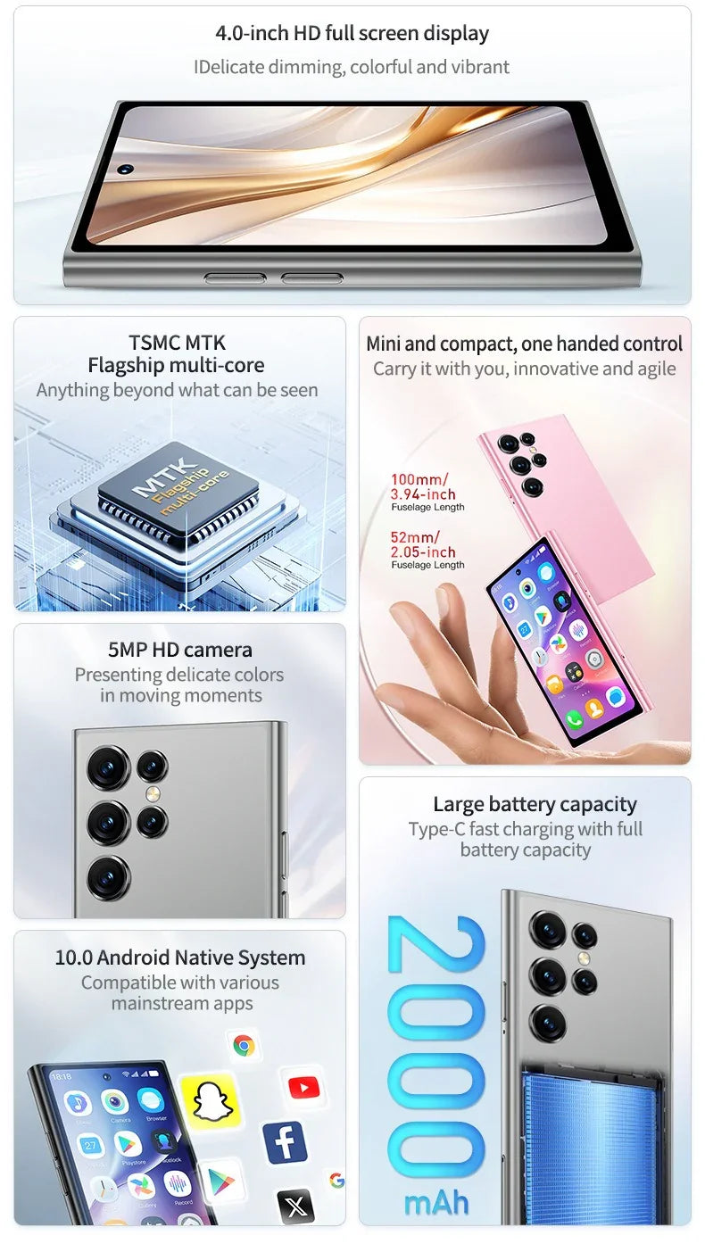 S25 Pro Android Mini Smartphone