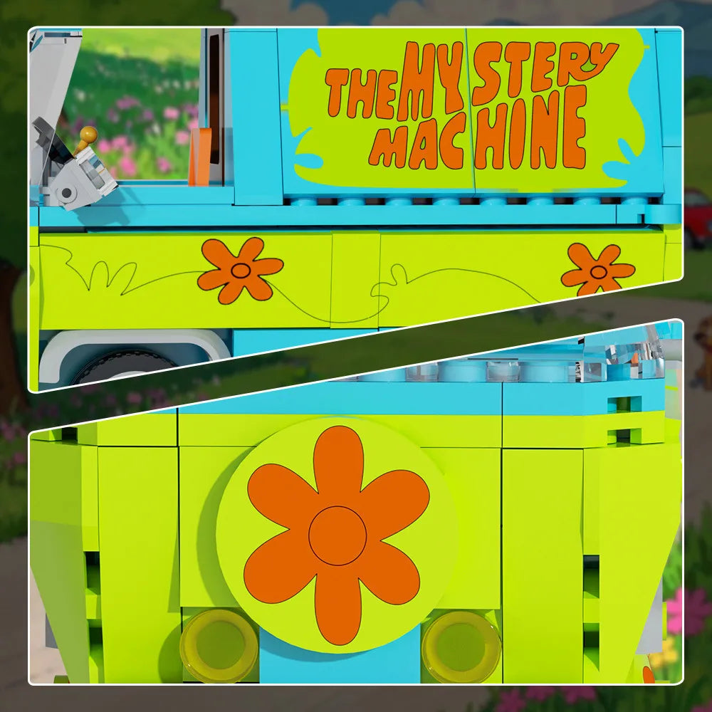 Scooby Doo MOC Mystery Machine Van Blocks (340 Pcs)