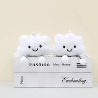 Smiling Cloud Plush Keychain