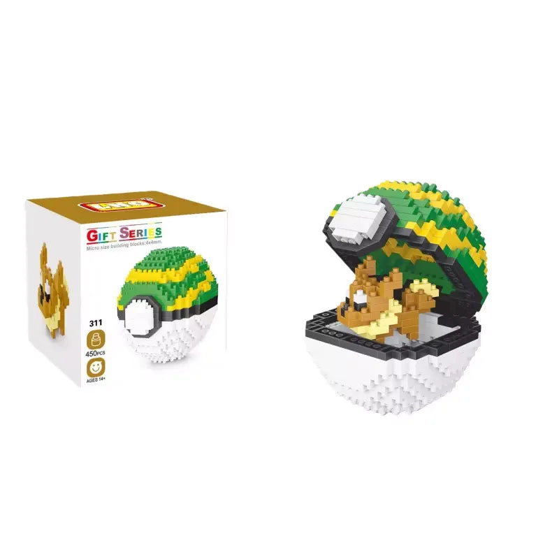 Pokemon Pet Elves Micro Building Blocks
