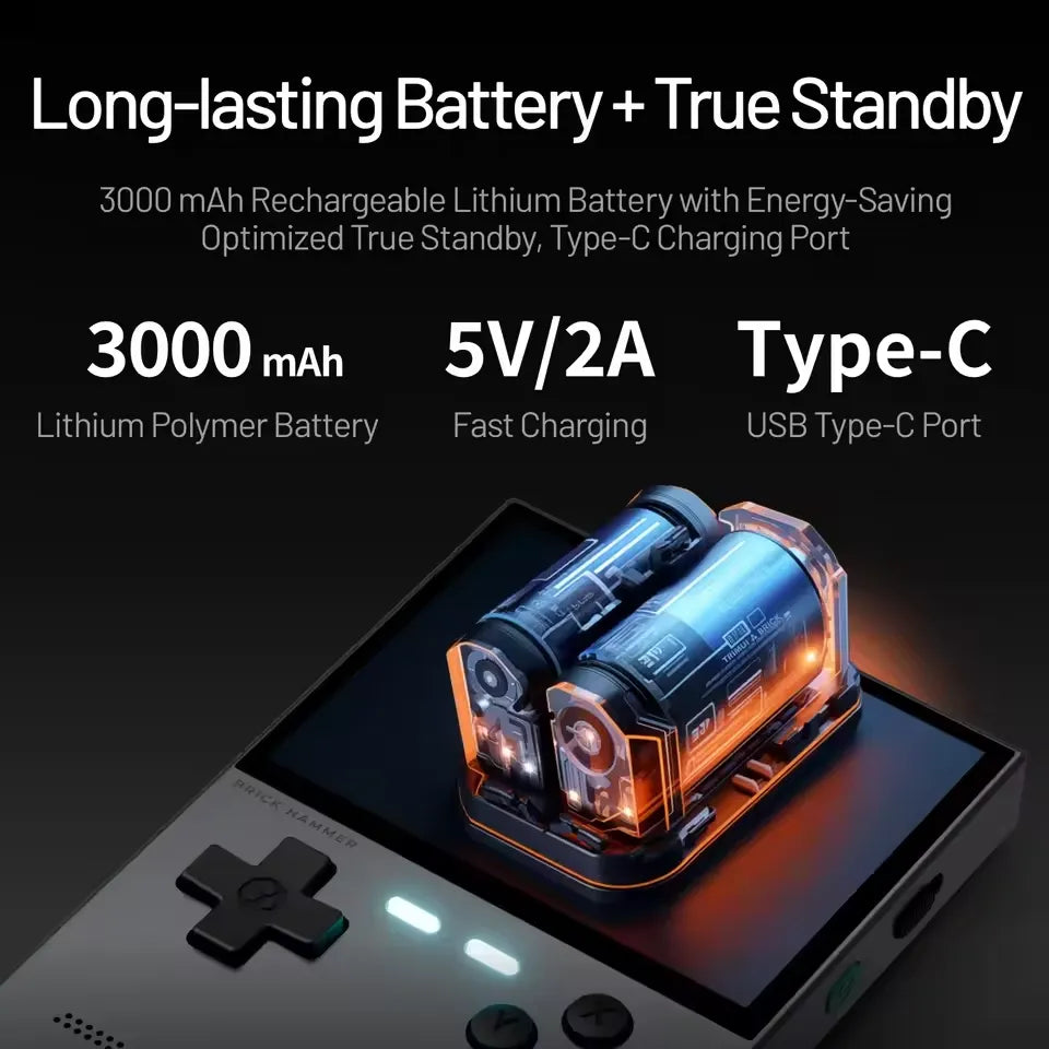 Trimui Brick Hammer Handheld Game Console