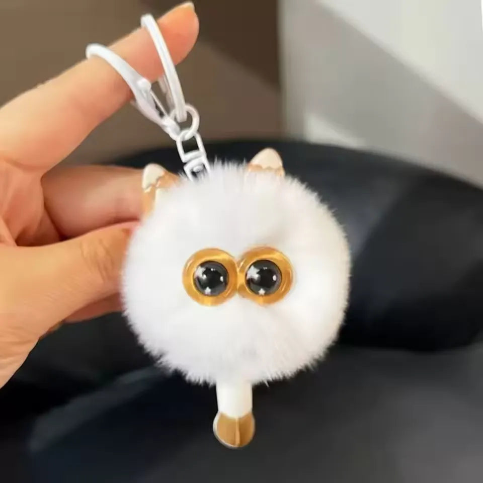 Star-Eyed Kitten Luxe Plush Keychain