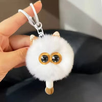 Star-Eyed Kitten Luxe Plush Keychain