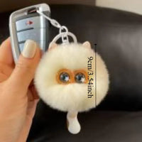 Star-Eyed Kitten Luxe Plush Keychain
