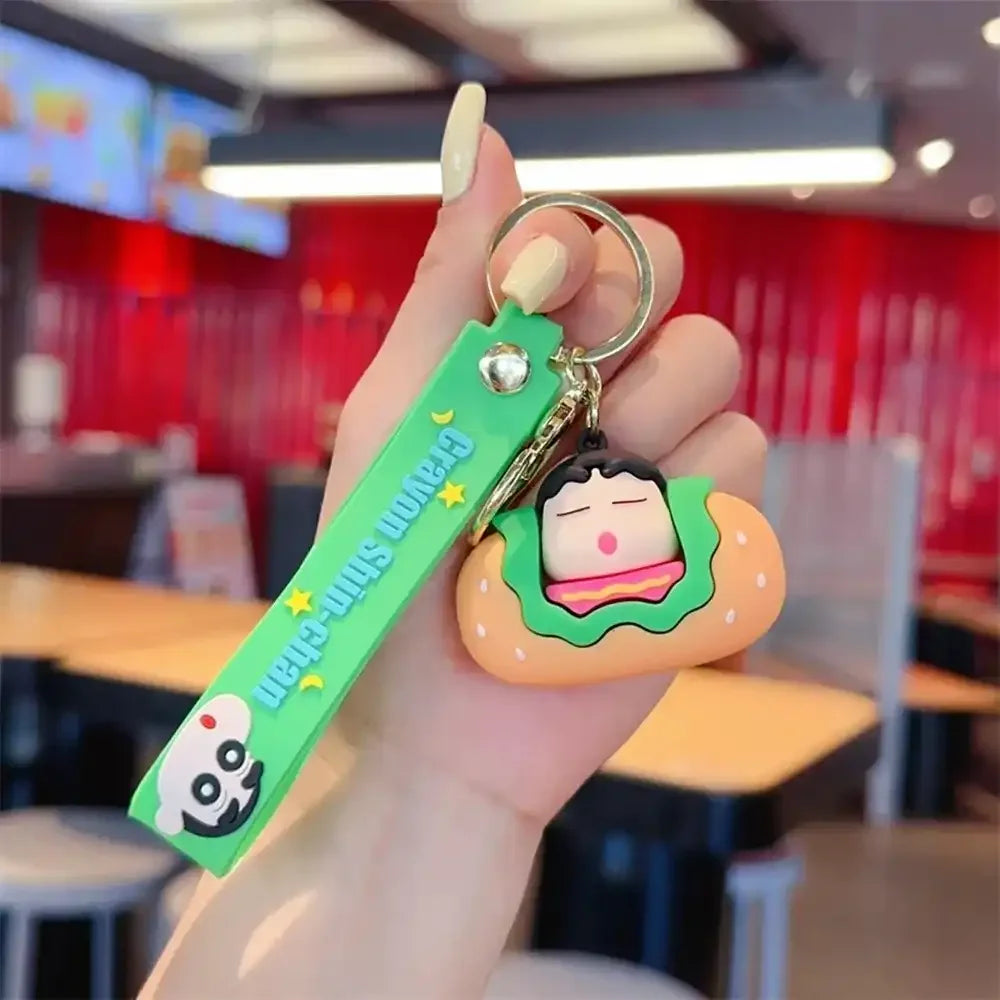 Shinichan Snack Time Keychain