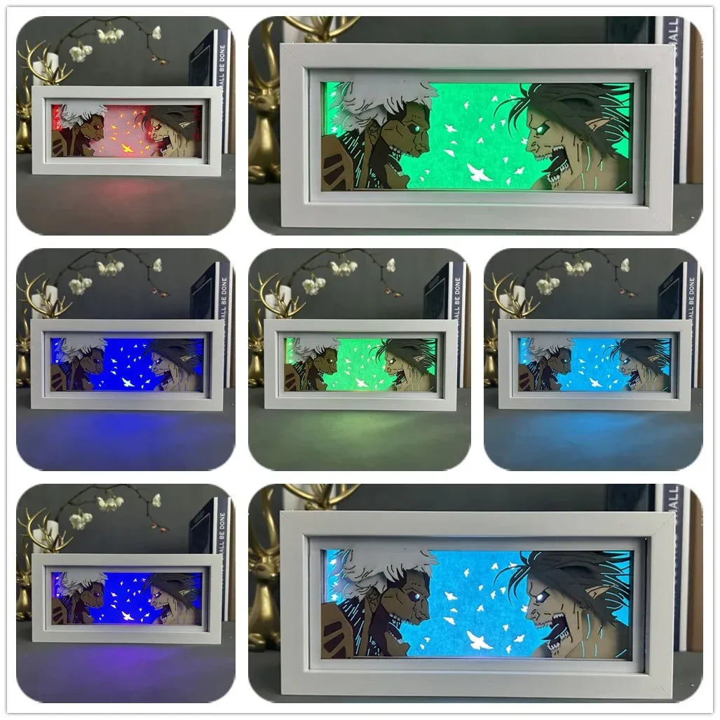 Eren & Armored Titan Shadow Box