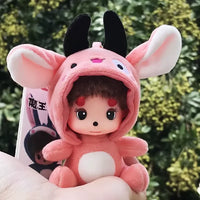 Monchhichi Menagerie Hooded Plush Keychain