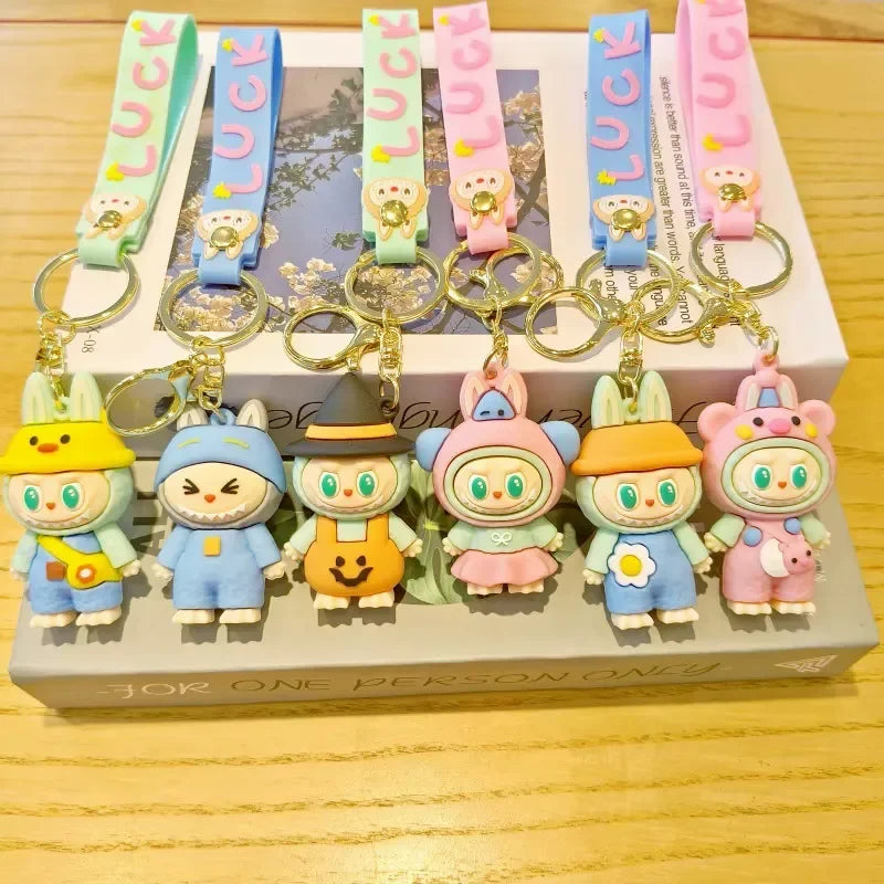 Blessed Luck Labubu 3D Keychain