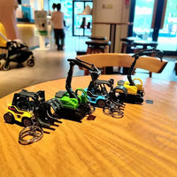 Mini Excavator Truck Pullback Keychain