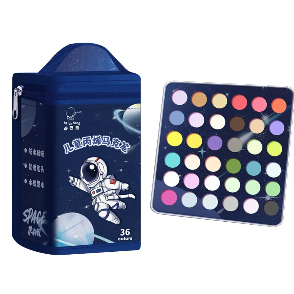 Astro-Themed Acrylic Marker Set