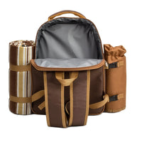 Deluxe Bottle Carry Picnic Backpack