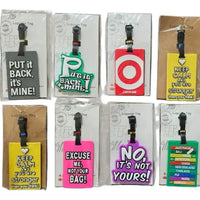 Trendy Travel Themed Luggage Tags