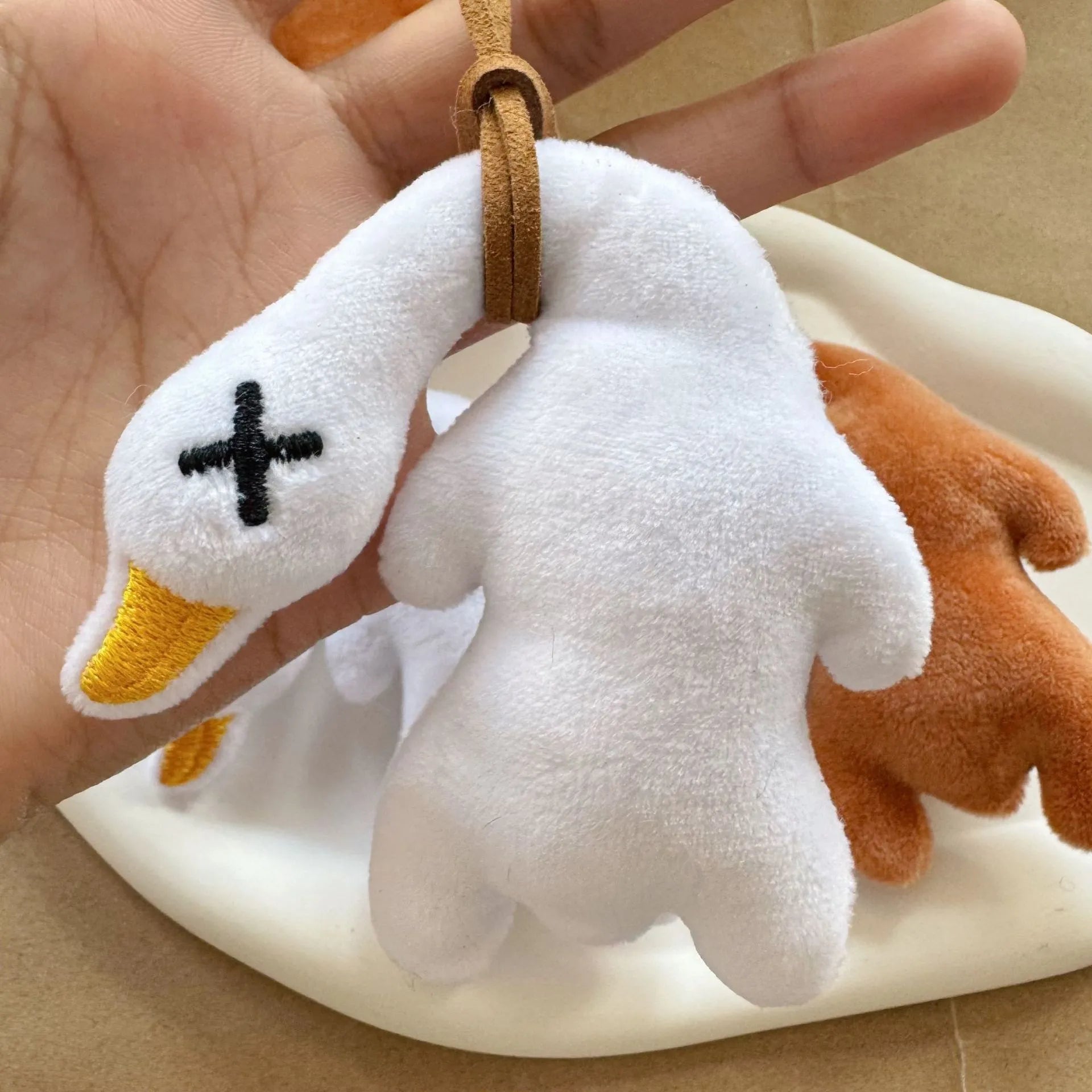 Roast Duck Zen Plush Keychain