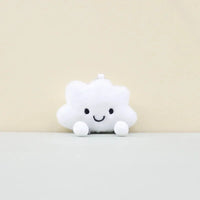 Smiling Cloud Plush Keychain