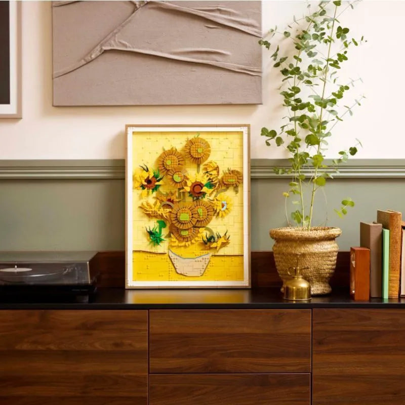 Vincent van Gogh's Sunflowers Painting Blocks