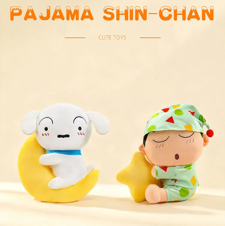 Shinchan & Shiro Sleepy Stars Plush
