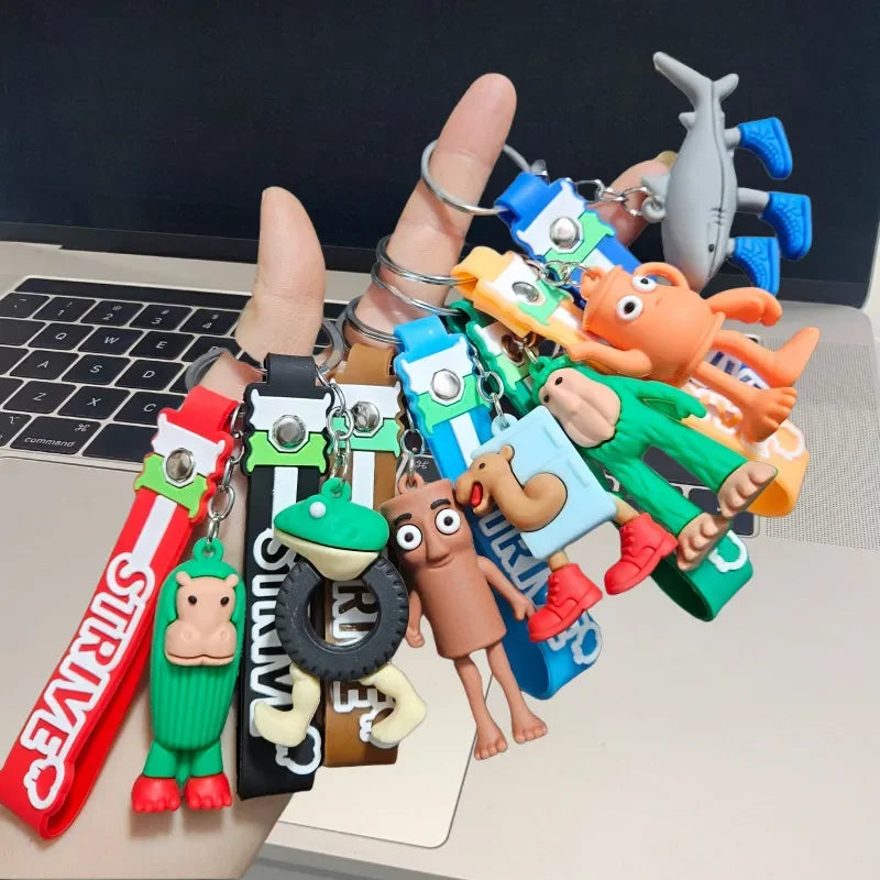 Brainrot Meme Riot Keychain