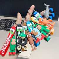 Brainrot Meme Riot Keychain